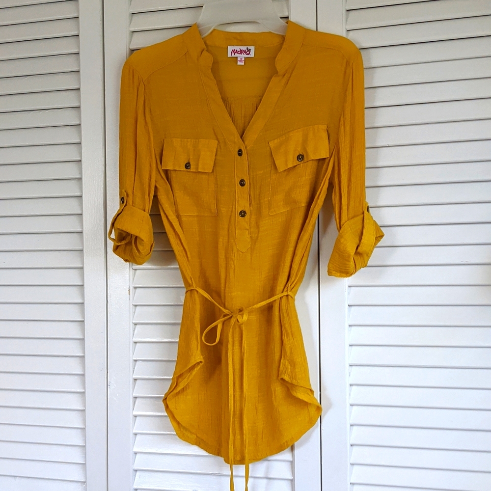 Gold Long sleeved Top